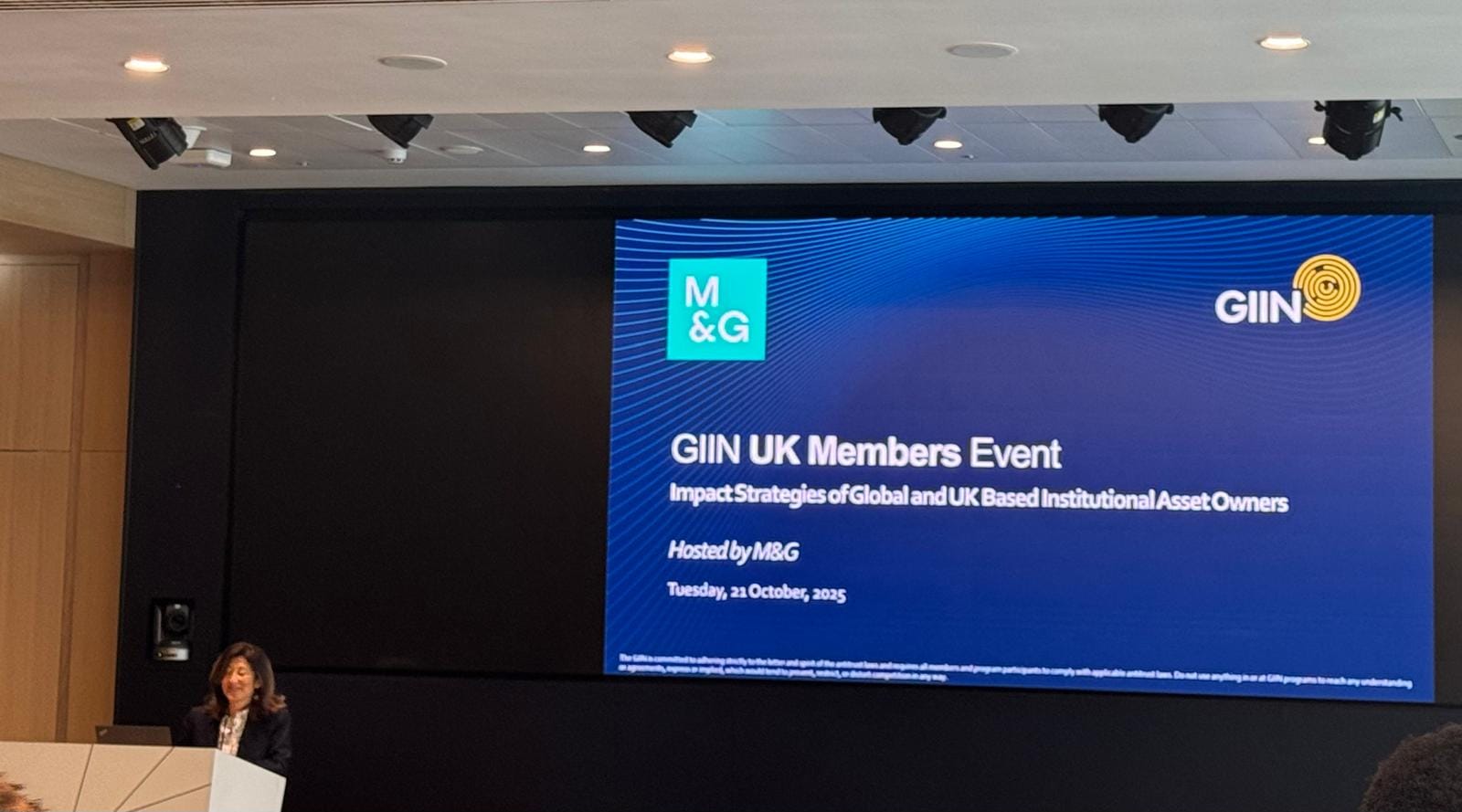 Sustainable/Impact Investing] GIIN Event: Scalable Impact Through Innovation and Institutional Partnership (Oct 21, 2025)